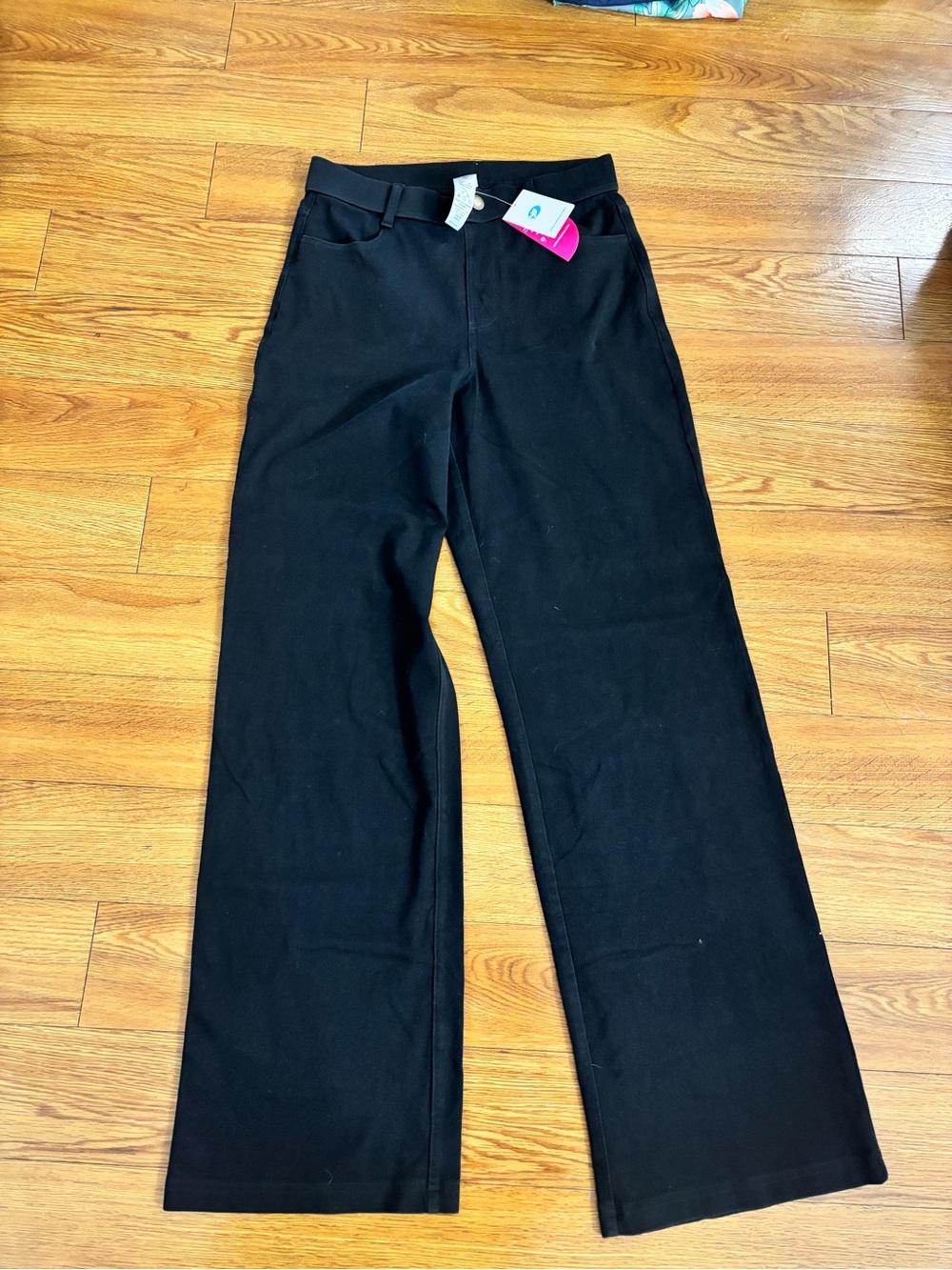 Women's Black Wide-Leg Pants - Sleek High-Rise Style